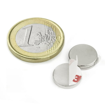 Skivmagnet m/lim 12x2 mm