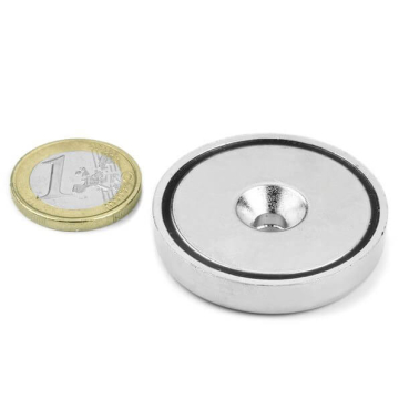 Försänkt gripmagnet 40x8 mm