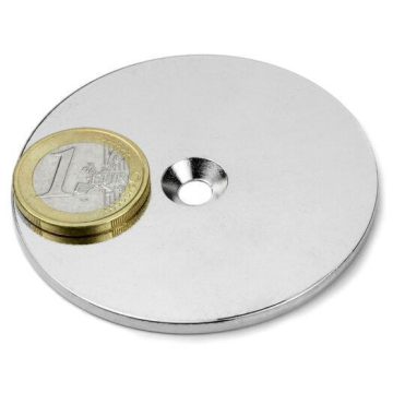 Försänkt metallskiv 62 mm