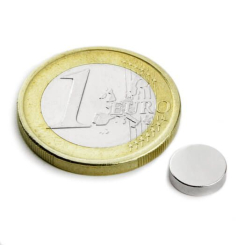 Skivmagnet 8x2 mm