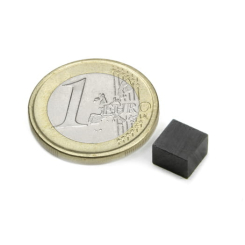 Kubmagnet 7x7x5 mm ferrit