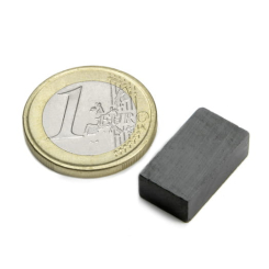 Kubmagnet 18x10x6mm ferrit