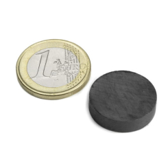 Skivmagnet 20x5 mm ferrit