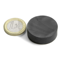 Skivmagnet 30x10 mm ferrit