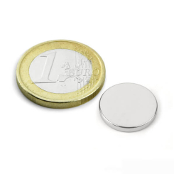 Skivmagnet 15x2 mm