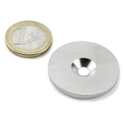 Countersunk metal disc 34 mm