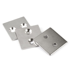 Försänkt metallbas 40x40x3 mm