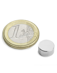 Skivmagnet 10x5 mm N52