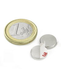 Skivmagnet m/lim 12x2 mm